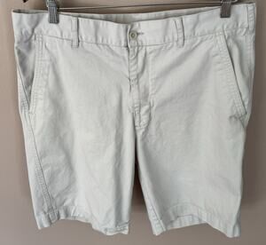 Axist mens size 36 khakis shorts beige Chino Mid rise Summer Casual Athletic